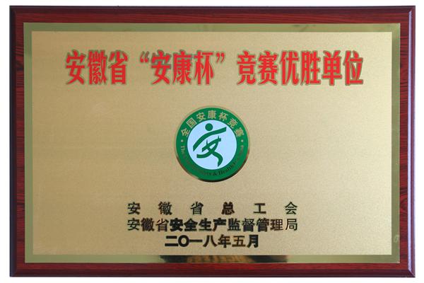 安康杯 优胜单位